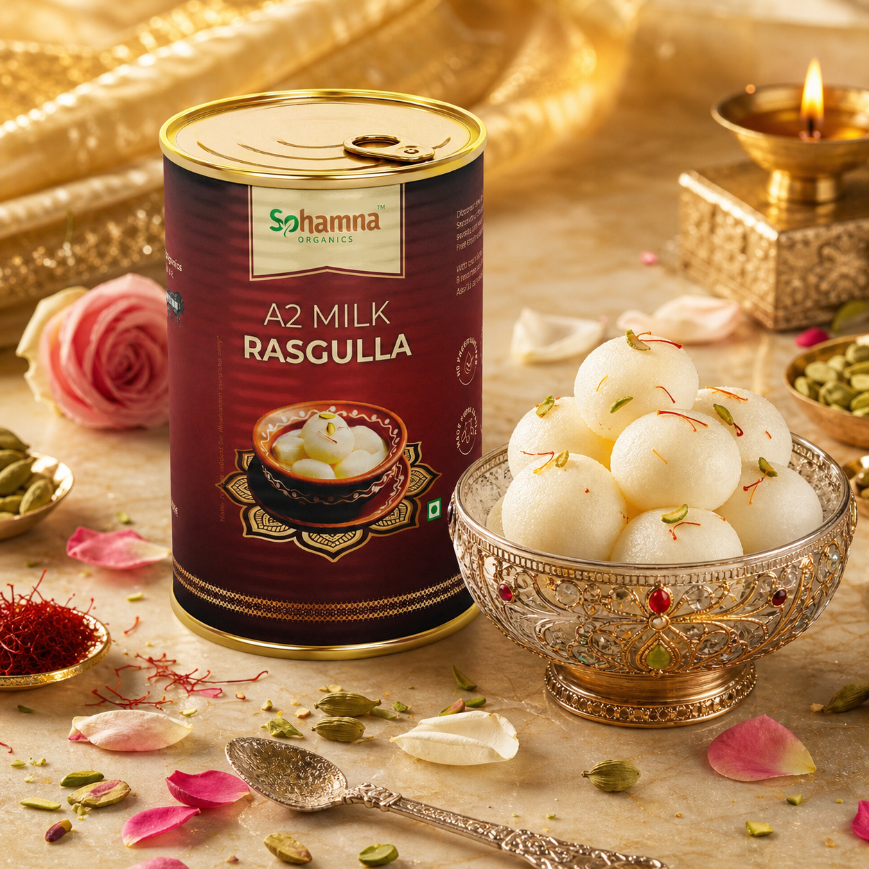 Rasgulla | Ready to Eat | Made with Pure A2 Milk | Authentic & Delicious
