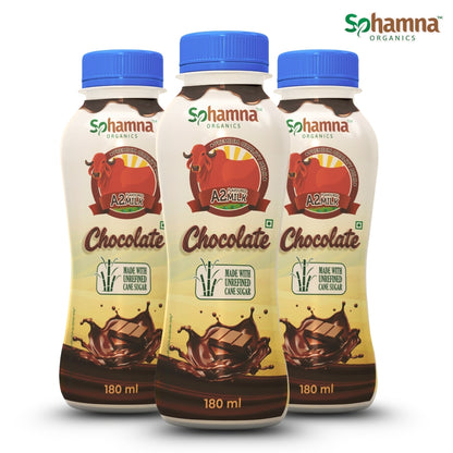 A2 Milk Beverage Combo – Kesar Badam & Chocolate