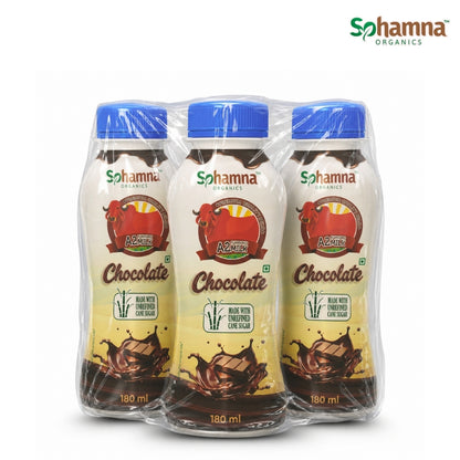 A2 Milk Beverage Combo – Kesar Badam & Chocolate