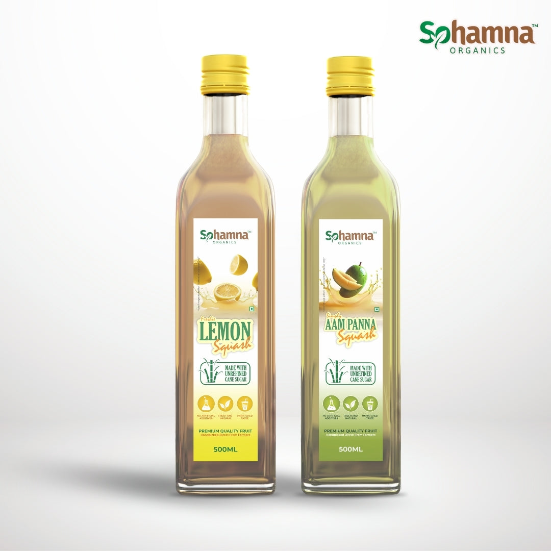 Lemon & Aam Panna Squash Combo