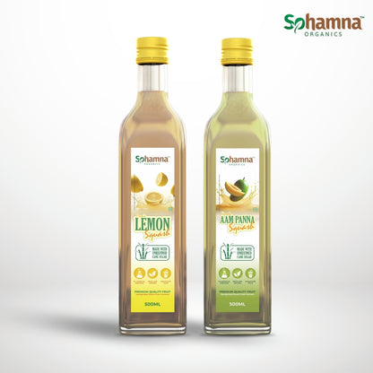 Lemon & Aam Panna Squash Combo