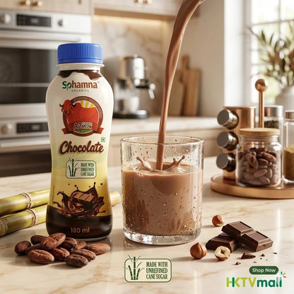 A2 Flavoured Milk Combo Pack – Saffron Almond & Chocolate (6 Pack)