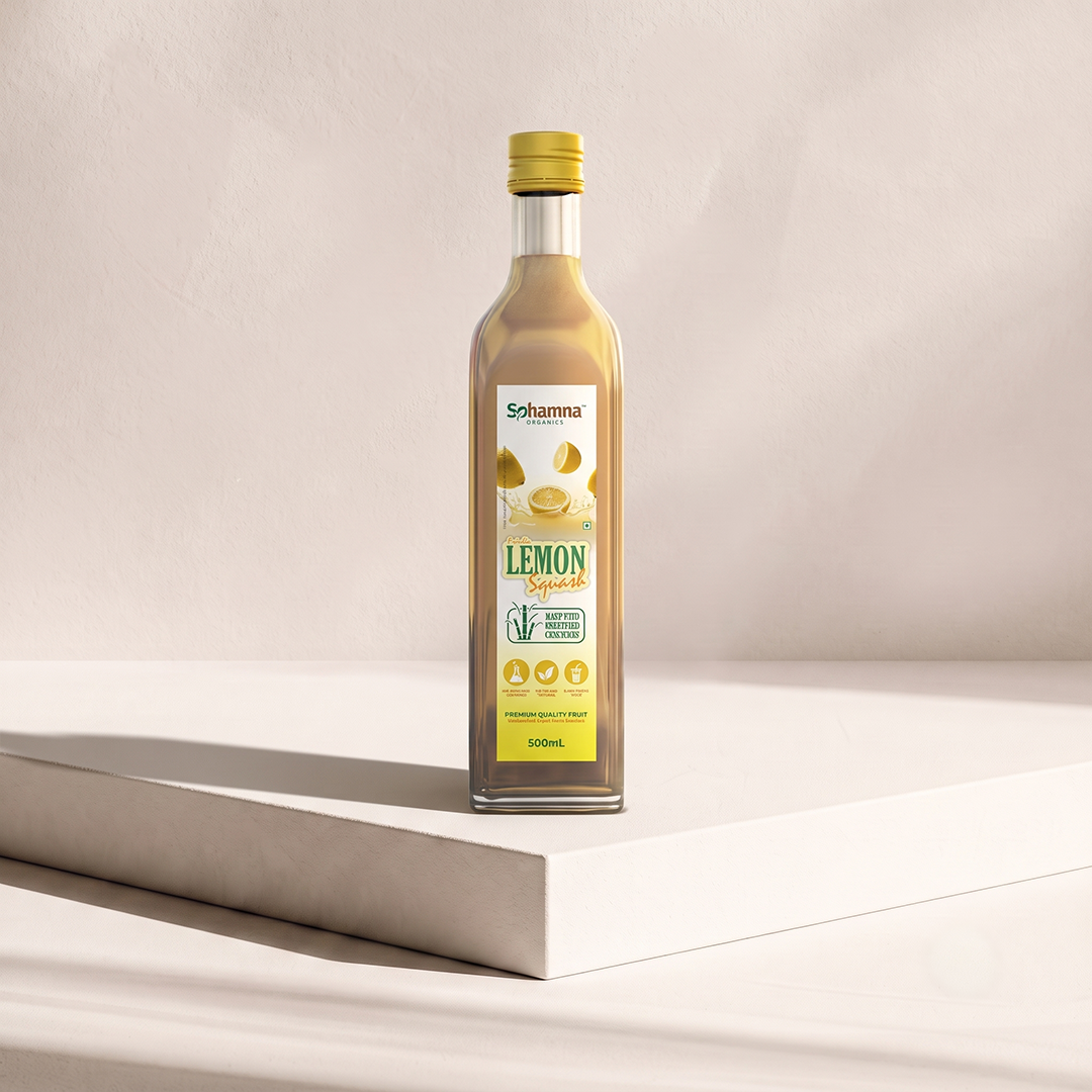 Natural Lemon Squash 500ml