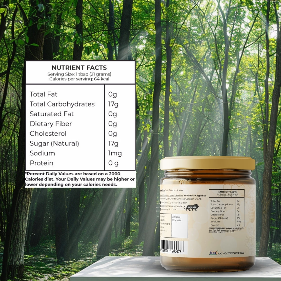 Tulsi Honey – 250g | 100% Pure & Raw